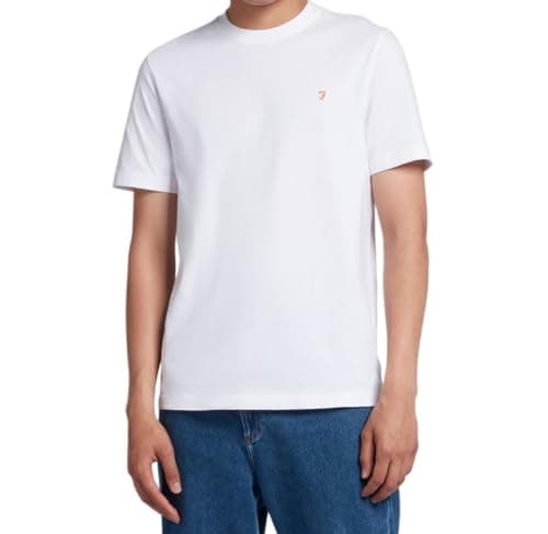 Image of Farah T-Shirts Danny REG SS TEE, Bright White, XS UK