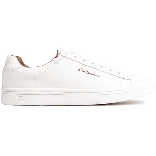 Image of Ben Sherman Mens Storm Court Trainers White 10 UK