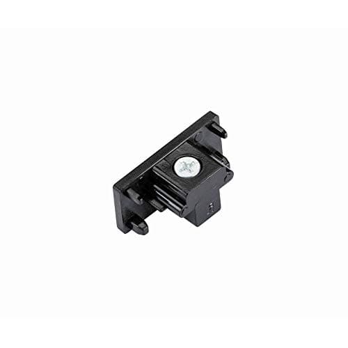 Image of Black 240V Single Circuit Track Dead End Accessory Track Lighting
