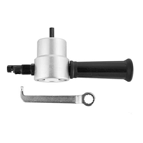 Image of Aramox Metal Nibbler, 160A Hand Sheet Metal Nibbler Dual Head Metal Sheet Metal Nibbler Hand Tool Power Drill Attachment