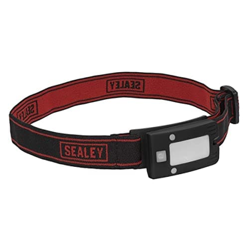 Image of Sealey 2W COB LED Rechargeable Head Torch with Auto-Sensor - Black - LED360HT