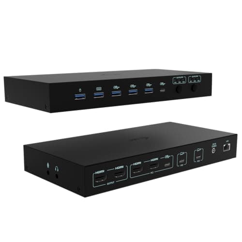 Image of i-tec USB-C KVM Dock PRO for Three Hosts, Dual Video, with 2x Power Delivery, max 92W