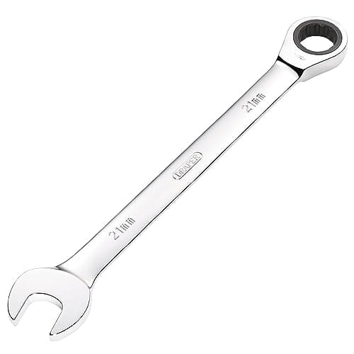Image of Draper 31020 Hi-Torq Metric Ratcheting Combination Spanner, 21mm