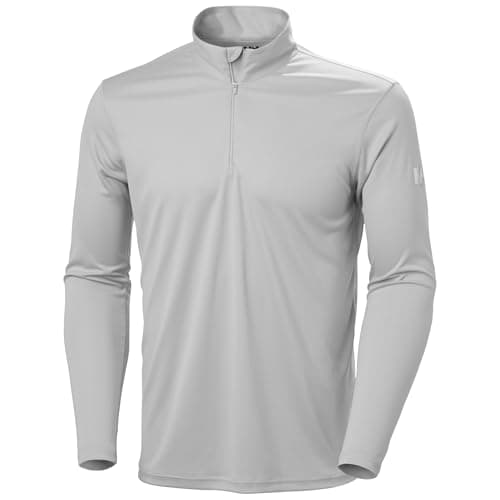 Image of Helly Hansen Mens Hh Tech 1/2 Zip 2.0, Grey Fog, M