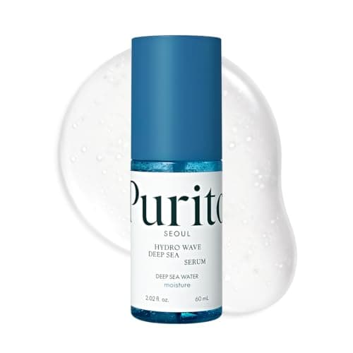 Image of PURITO Deep Sea Serum, Lightweight, Hydrating, for All Skin Types, Ampoule, Facial Serum for face, Vegan & Cruelty-Free, Korean Skin Care, 60ml 2.02fl.oz
