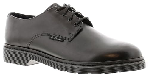 Image of Ben Sherman Dave Mens Smart Shoes Black 8 UK