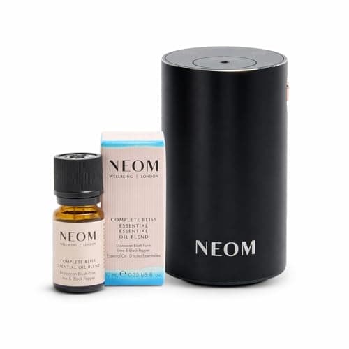 Image of NEOM Wellbeing Pod Mini + & Complete Bliss Essential Oil Blend 10ml