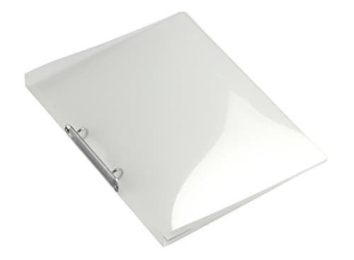 Image of Europel A4 Size Transparent 16 mm 2 Ring Binder — Refillable Paper Folder for School, Meetings, Office, Travel & Home — Waterproof, Travel Friendly & Eco-Friendly Document Organizer — White, 122261