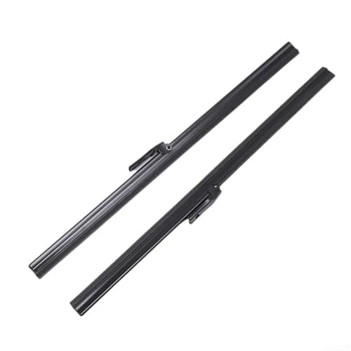 Image of 1Pair Flat Type Wiper Blades Compatible For Land Rover Series 2 2A 3, 10" Rubber Front Wiper Blades Set Direct Replacement PRC1330, 575437, GWB195