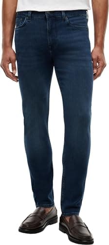 Image of Tommy Hilfiger Men's CORE Bleecker DEEP Blue MW0MW39042 Slim, Denim, 36W / 32L