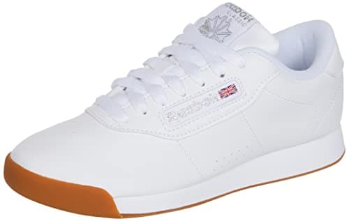 Image of Reebok Men's Classic Nylon Trainers, White Gum, 2.5 UK