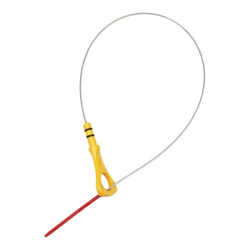 Image of A ABSOPRO Engine Oil Dipstick No.266112F000 Oil Level Dip Stick Double Hole Indicator for Hyundai Santa Fe(DM) 2.2T 2012-2014 Plastic Metal Yellow Silver Tone