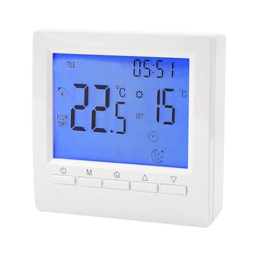 Image of Surplex Digital Gas Boiler Thermostat, Programmable Digital Thermostat for Home LCD Display Room Temperature Controller Underfloor Heat & Cooling Control