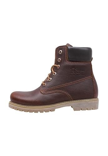 Image of Panama Jack PT100600 Women’s Combat Boots, Brown (Cuero B44), 5 UK