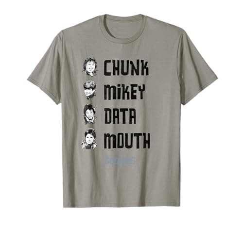 Image of The Goonies Names T-Shirt