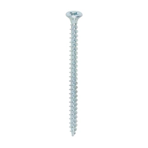 Image of TIMCO Solo Chipboard & Woodscrews - PZ - Double Countersunk 4.0 x 60 - Zinc - Box of 200