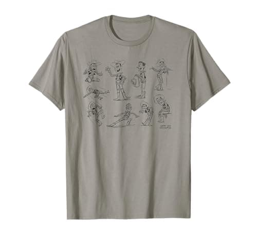 Image of Disney & Pixar’s Toy Story Woody Story Concept Art Sketches T-Shirt