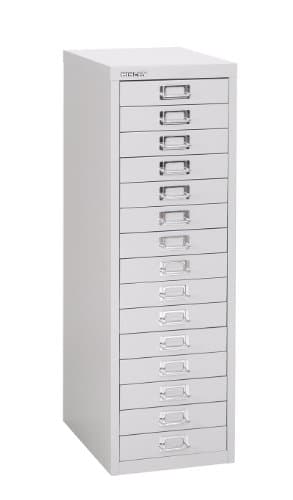 Image of Bisley 15 Part Multi Drawer - Silver