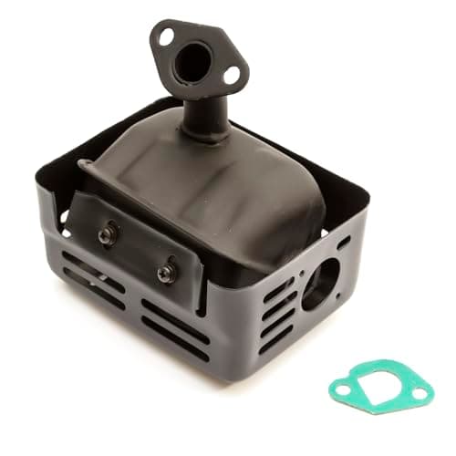 Image of Non Genuine Exhaust Muffler Silencer & Gasket Fits 160cc Model Lawnmower Mower Engine