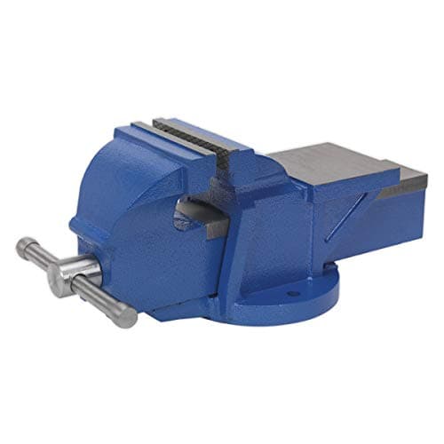 Image of Sealey Cv125Xt Vice 125Mm Fixed Base Professional Heavy-Duty