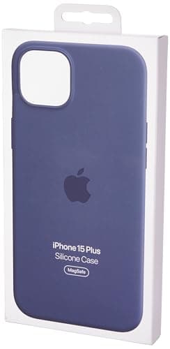 Image of Apple iPhone 15 Plus Silicone Case with MagSafe - Storm Blue 