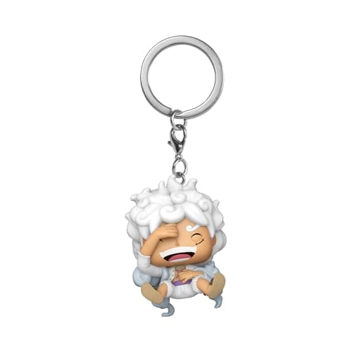 Image of Funko Pop! Keychain: One Piece - Monkey D. Luffy Gear 5Novelty Keyring - Collectable Mini Figure - Stocking Filler - Gift Idea - Official Merchandise - Anime Fans - Backpack Decor