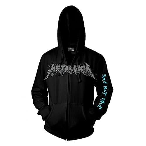 Image of Metallica Unisex Adult Sad But True Full Zip Hoodie (M) (Black)