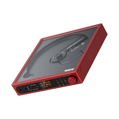 Image of FiiO DM15 CD Player with 24Bit R2R DAC (Red)