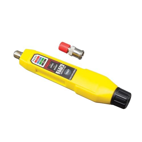 Image of Klein Tools VDV512-100 Cable Tester, Coax Explorer 2 VDV Tester, Push Button Operation For Wire Tracing, Testing and Mapping Coaxial Cable