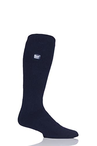 Image of HEAT HOLDERS Mens 1 Pair 1.6 TOG Lite Long Knee High Socks - Navy 6-11