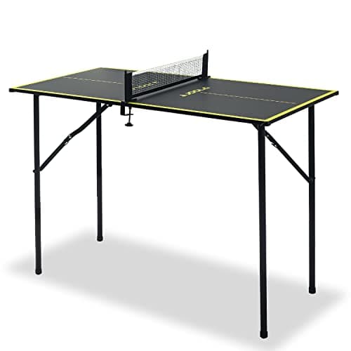 Image of JOOLA Mini Table Tennis Table - Indoor Table Tennis Table Leisure Table Including Table Tennis Net, Dark Grey