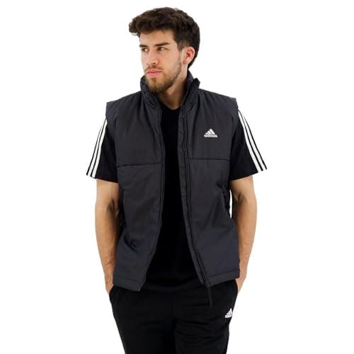 Image of adidas Men's 3-Stripes Insulated Vest, black, M