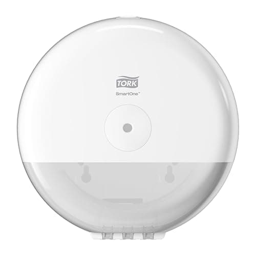 Image of Tork SmartOne Mini Toilet Paper Roll Wall Mounted Dispenser White T9, Elevation Range, 681000
