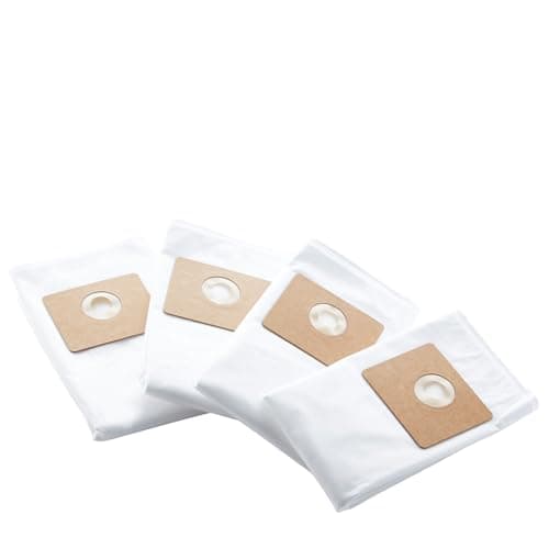 Image of Nilfisk 4 Original Multi II Fleece Dust Bags - Wet/Dry Vacuum Accessories (107417195)