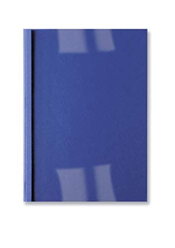 Image of GBC LeatherGrain Thermal Binding Covers, 1.5 mm, 15 Sheet Capacity, A4, Royal Blue, Pack of 100, IB451003