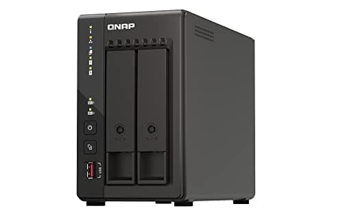 Image of QNAP TS-253E-8G/8TB 2 Bay Desktop NAS Unit with Seagate IronWolf Drives