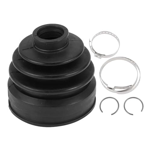 Image of HEROFFIX 1 Set CV Joint Boot Kit for Honda Ridgeline 2008-2014 for Honda Pilot 08-15 Inner Constant Velocity Joint Boot W/Clamps No.44017STXA01 Black Rubber