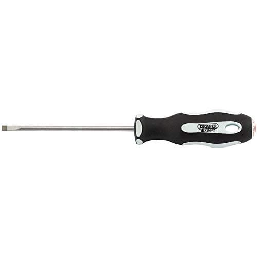 Image of Draper 34971 Expert Plain Slot Soft Grip Parallel Tip Screwdriver, 3mm x 75mm