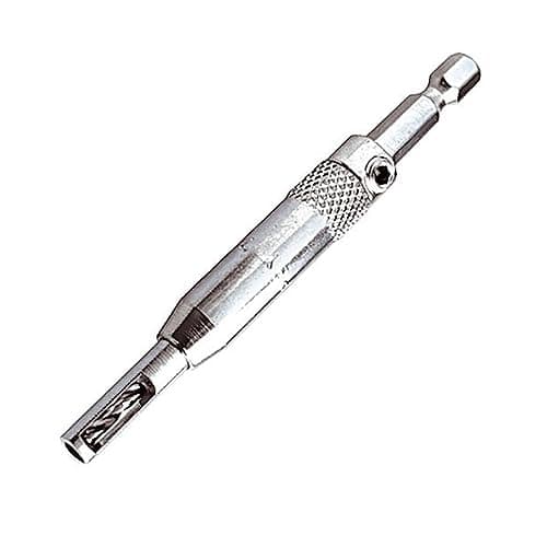 Image of Trend Snappy HSS 5mm Shelf Support Drill Bit Guide, Lip Spur Blind Hole, Quick Release System, SNAP/SS/5MM
