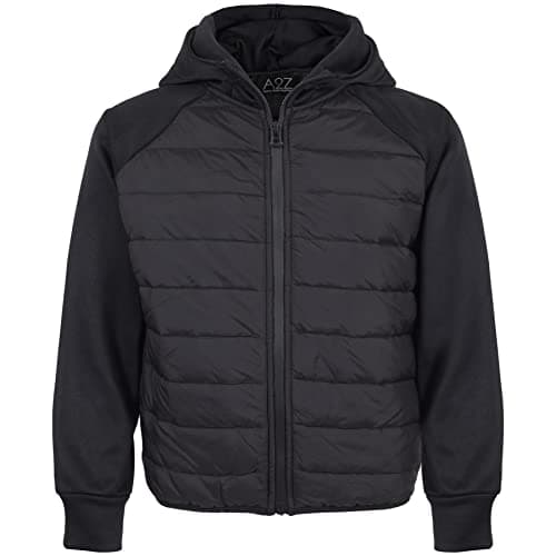 Image of A2Z 4 Kids Boys Jacket Padded Casual Bubble Black - Jacket JK40 Black 11-12