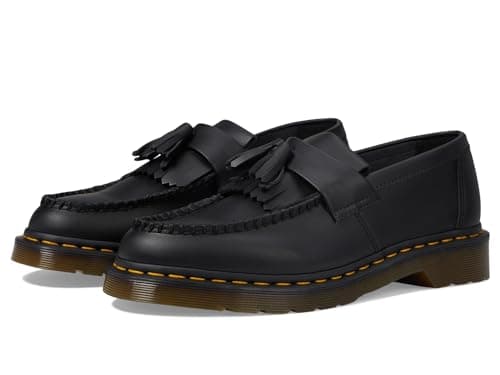 Image of Dr. Martens Unisex-Adult Vegan Adrian Loafer, Black, 12 Women/12 Men
