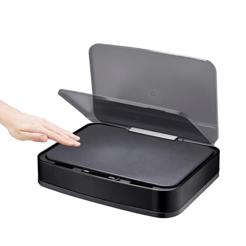 Image of Cooks Professional Replacement Sensor Lid for 75L Recycling Bin | LID ONLY | Battery Powered | Black/Black
