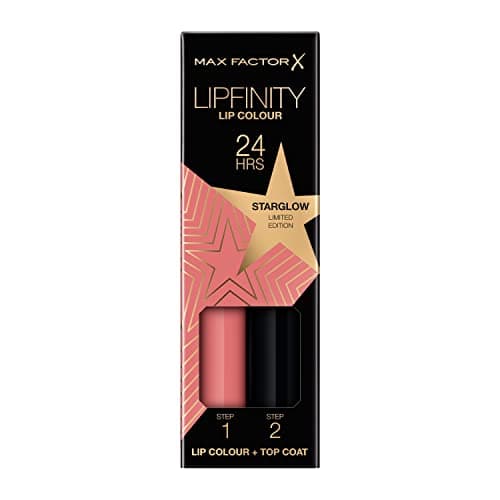 Image of Max Factor Lipfinity Star Glow, Long-Lasting, Two Step Lipstick, Vibrant Colour, Hydrating, Lasts 24 Hrs, Matte Lip Colour With Glossy Top Coat, 4.2g
