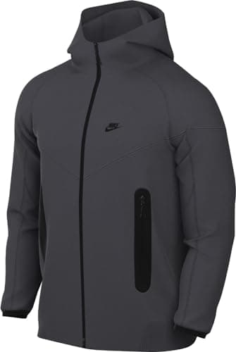 Image of Nike FB7921-060 Tech Fleece Sweatshirt Men's ANTHRACITE/BLACK Size S