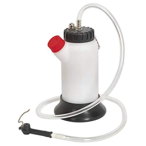 Image of Sealey VS0212 Brake Bleeding Bottle 500ml Wide BaseClear Hose One Way Valve ** Sealey_VS0212 **