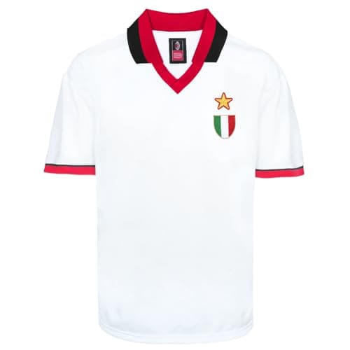 Image of AC Milan 1994 European Cup Final Football Shirt White Medium