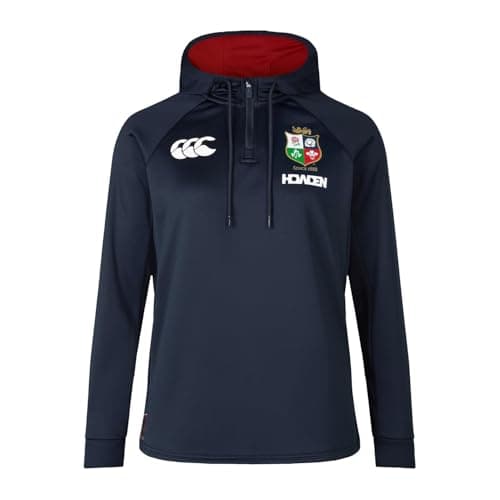 Image of British & Irish Lions Women's Canterbury 2025 1/4 Zip Hoody, Dark Sapphire, 14