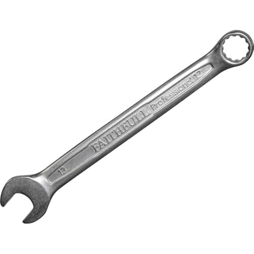 Image of Faithfull SPAC13 13mm Combination Spanner CV Satin Finish