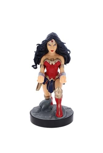 Image of Cableguys Warner Bros Wonder Woman Controller Holder & Phone Stand - Gaming Accessories for Room and Desk Setup, Holder Compatible with Xbox, PlayStation & Most Standard Game Controllers