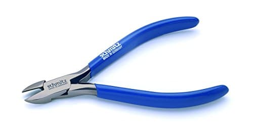 Image of Side Cutting Pliers 4.3/4'' | schmitz 1201EP02 | Oval Head with Bevel | ESD/EGB Dissipative | Hightech Tool for Professionals | Made in Germany - Solingen
